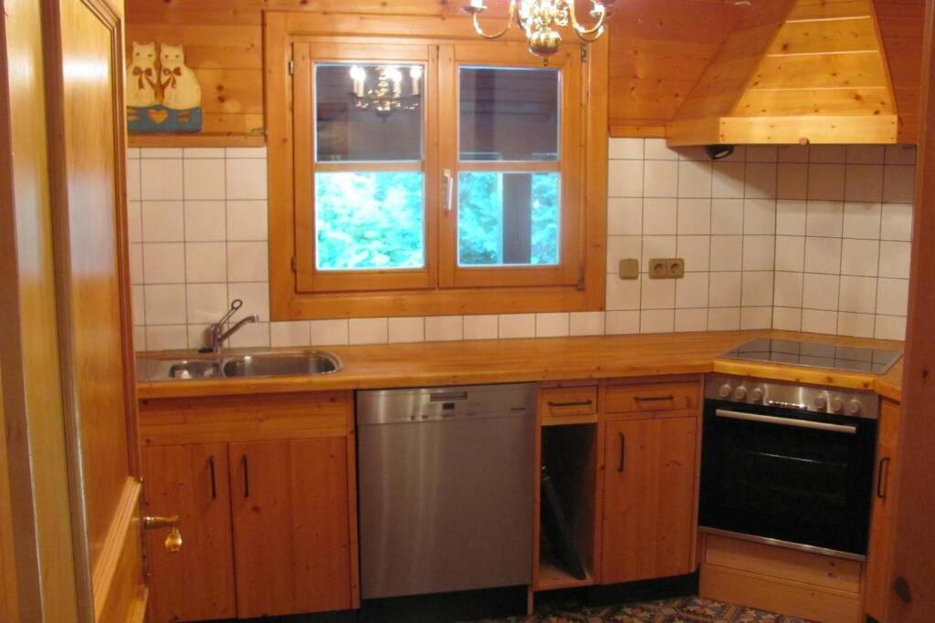 Hochwertiges Ferienhaus Im Romantischen Franken Colmberg Bagian luar foto