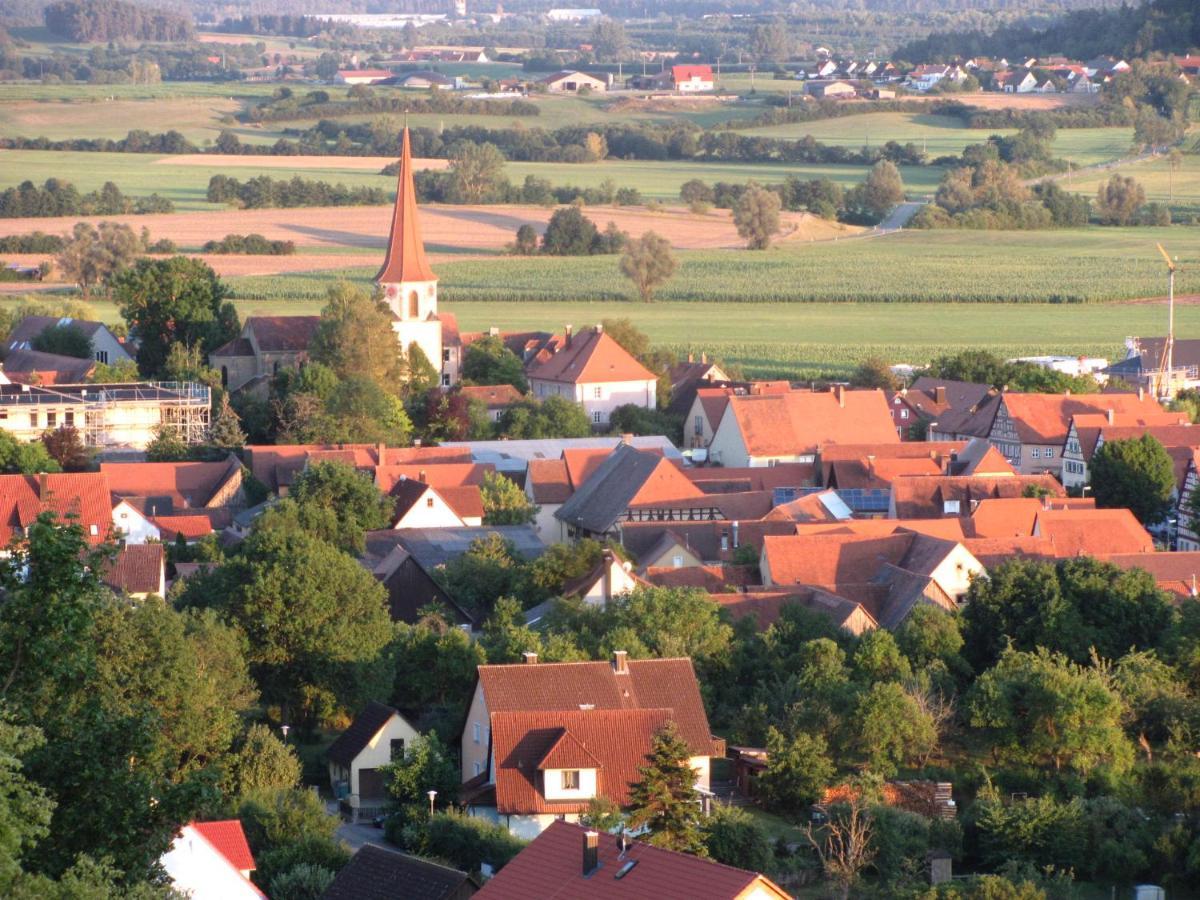 Hochwertiges Ferienhaus Im Romantischen Franken Colmberg Bagian luar foto